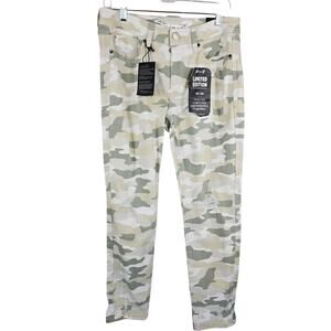 Seven7 Limited Edition Easy Fit Skinny Snow Camoflauge Print Women's Jeans 6 NWT